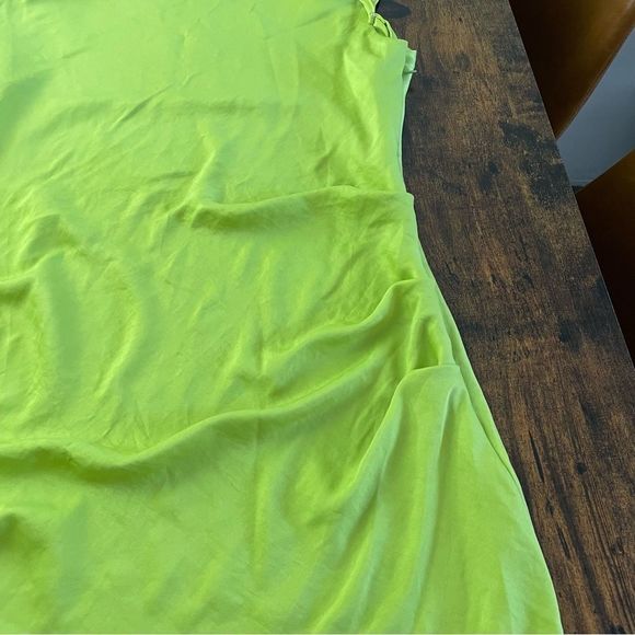 Nasty Gal Cowl Time Asymmetrical Satin Mini Dress - Picture 11 of 15